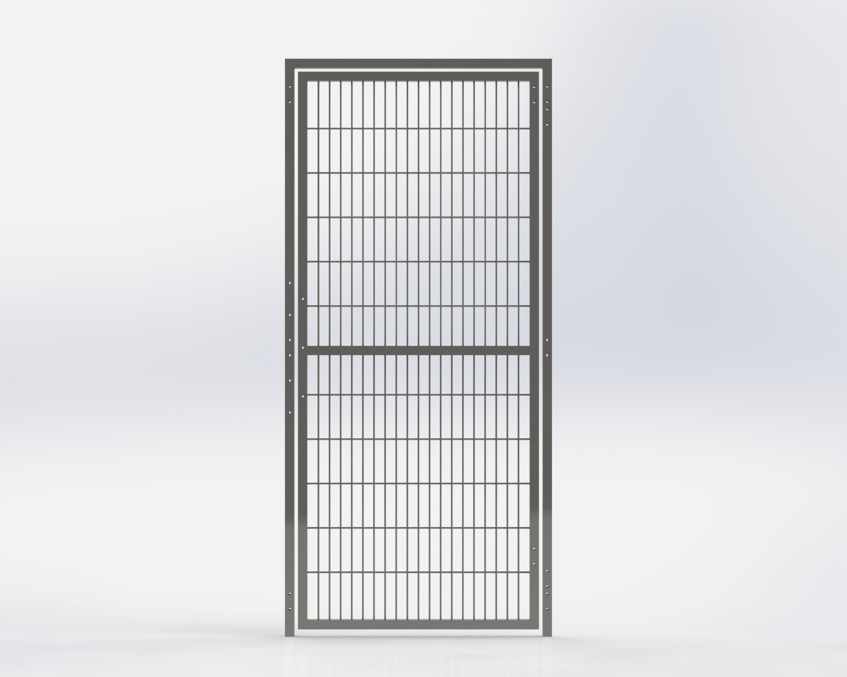 Grill Run Gate 762mm Wide x 1981.2mm High,Left Hand Latch