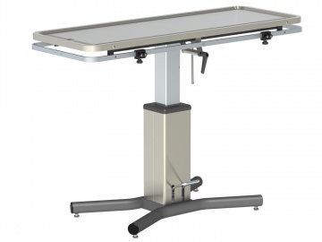 Continuum Flat-Top Table with Hydraulic Base