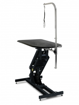 Elite Big Top Grooming Table Hydraulic Lift, Silver Vein