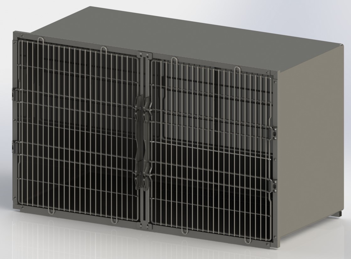 Kennel D.D- Width 1524mm x Height 914.4mm x Depth 717.6mm